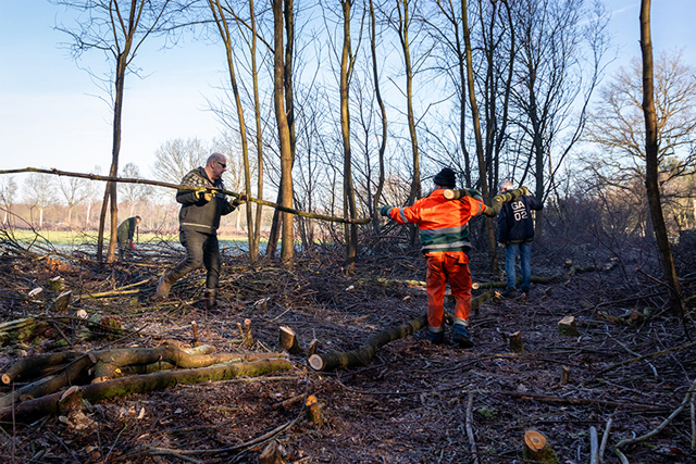 Weervissers helpen landschapsbeheer op Brabantse Wal